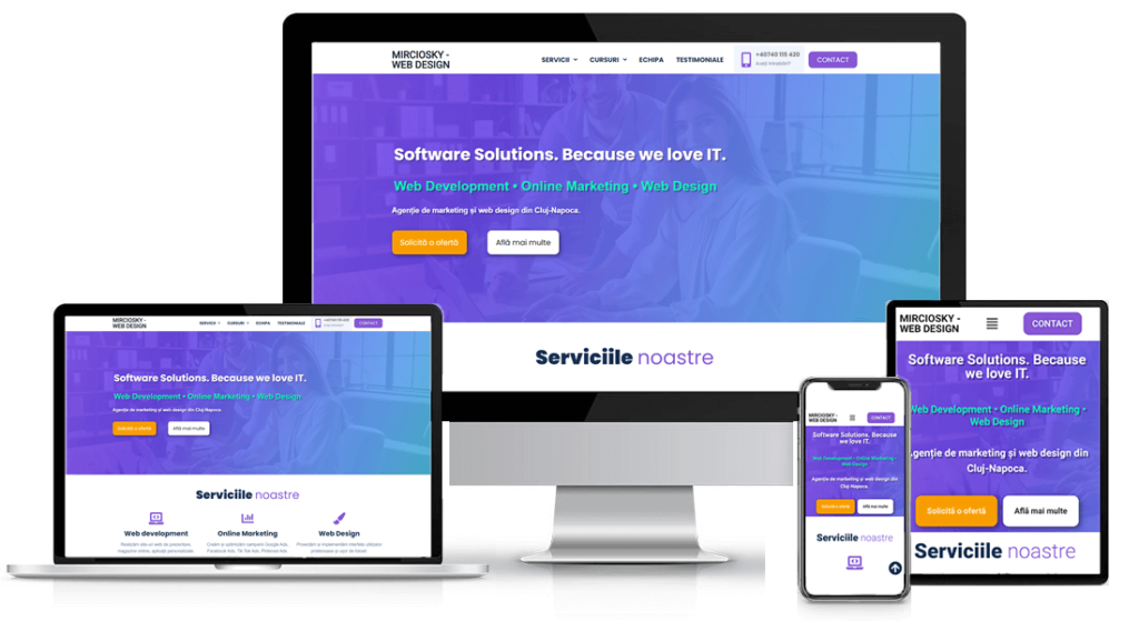 realizare site web cluj